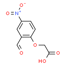 ChemSpider 2D Image | (2-Formyl-4-nitrophenoxy)acetic acid | C9H7NO6