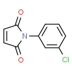 ChemSpider 2D Image | N-(3-CHLOROPHENYL)-MALEIMIDE | C10H6ClNO2