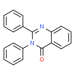 ChemSpider 2D Image | 2,3-Diphenyl-4(3H)-quinazolinone | C20H14N2O
