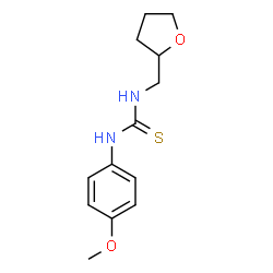 ChemSpider 2D Image | 1-(4-METHOXYPHENYL)-3-(OXOLAN-2-YLMETHYL)THIOUREA | C13H18N2O2S