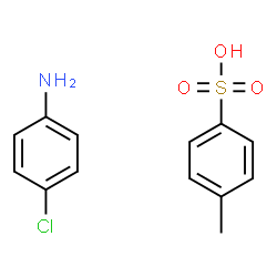 ChemSpider 2D Image | 4-Chloroaniline 4-methylbenzenesulfonate (1:1) | C13H14ClNO3S