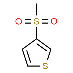 ChemSpider 2D Image | Methyl 3-thienyl sulfone | C5H6O2S2