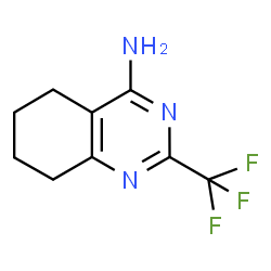 ChemSpider 2D Image | 2-(Trifluoromethyl)-5,6,7,8-tetrahydro-4-quinazolinamine | C9H10F3N3