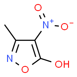 ChemSpider 2D Image | 3-Methyl-4-nitro-1,2-oxazol-5-ol | C4H4N2O4