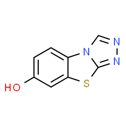 ChemSpider 2D Image | [1,2,4]Triazolo[3,4-b][1,3]benzothiazol-7-ol | C8H5N3OS