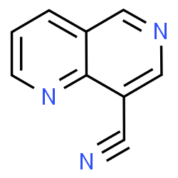 ChemSpider 2D Image | 1,6-Naphthyridine-8-carbonitrile | C9H5N3