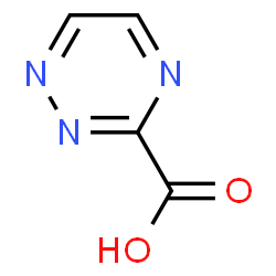 ChemSpider 2D Image | 1,2,4-TRIAZINE-3-CARBOXYLIC ACID | C4H3N3O2