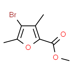 ChemSpider 2D Image | Methyl 4-bromo-3,5-dimethyl-2-furoate | C8H9BrO3