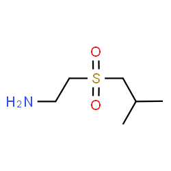 ChemSpider 2D Image | 2-(Isobutylsulfonyl)ethanamine | C6H15NO2S