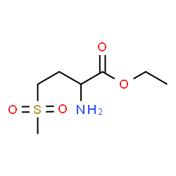 ChemSpider 2D Image | Ethyl 2-amino-4-(methylsulfonyl)butanoate | C7H15NO4S