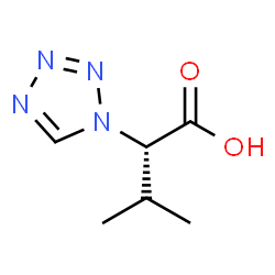 ChemSpider 2D Image | (2S)-3-Methyl-2-(1H-tetrazol-1-yl)butanoic acid | C6H10N4O2