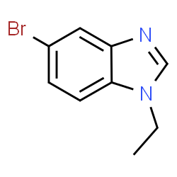 ChemSpider 2D Image | 5-Bromo-1-ethyl-1H-benzimidazole | C9H9BrN2