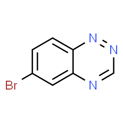 ChemSpider 2D Image | 6-Bromo-1,2,4-benzotriazine | C7H4BrN3