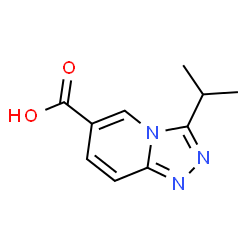 ChemSpider 2D Image | 3-Isopropyl[1,2,4]triazolo[4,3-a]pyridine-6-carboxylic acid | C10H11N3O2