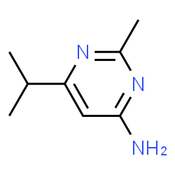 ChemSpider 2D Image | 6-Isopropyl-2-methyl-4-pyrimidinamine | C8H13N3