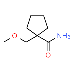 ChemSpider 2D Image | 1-(Methoxymethyl)cyclopentanecarboxamide | C8H15NO2