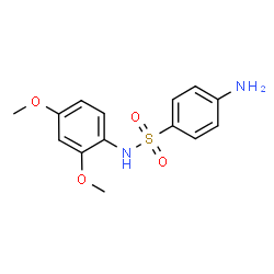 ChemSpider 2D Image | 4-Amino-N-(2,4-dimethoxyphenyl)benzenesulfonamide | C14H16N2O4S