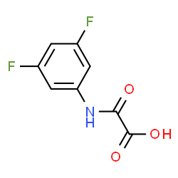 ChemSpider 2D Image | [(3,5-DIFLUOROPHENYL)CARBAMOYL]FORMIC ACID | C8H5F2NO3