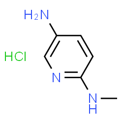ChemSpider 2D Image | N~2~-Methylpyridin-2,5-diaminhydrochlorid | C6H10ClN3