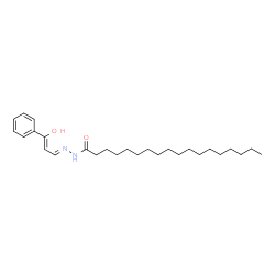 ChemSpider 2D Image | N'-[(1E,2Z)-3-Hydroxy-3-phenyl-2-propen-1-ylidene]octadecanehydrazide | C27H44N2O2