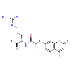 ChemSpider 2D Image | N~2~-{2-[(4-Methyl-2-oxo-2H-chromen-7-yl)oxy]propanoyl}-L-arginine | C19H24N4O6