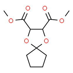 ChemSpider 2D Image | Dimethyl 1,4-dioxaspiro[4.4]nonane-2,3-dicarboxylate | C11H16O6