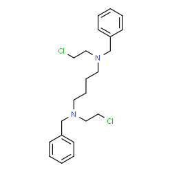 ChemSpider 2D Image | N,N'-Dibenzyl-N,N'-bis(2-chloroethyl)-1,4-butanediamine | C22H30Cl2N2