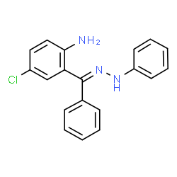 ChemSpider 2D Image | 4-Chloro-2-[(E)-phenyl(phenylhydrazono)methyl]aniline | C19H16ClN3