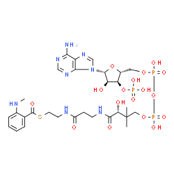 ChemSpider 2D Image | N-methylanthranilyl-CoA | C29H43N8O17P3S