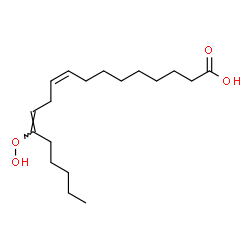 ChemSpider 2D Image | (9Z,12E)-13-Hydroperoxy-9,12-octadecadienoic acid | C18H32O4