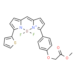 ChemSpider 2D Image | BODIPY TR methyl ester | C22H17BF2N2O3S