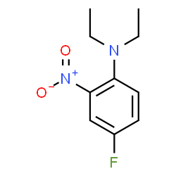ChemSpider 2D Image | N,N-Diethyl-4-fluoro-2-nitroaniline | C10H13FN2O2