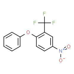 ChemSpider 2D Image | 4-Nitro-1-phenoxy-2-(trifluoromethyl)benzene | C13H8F3NO3