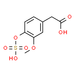 ChemSpider 2D Image | Homovanillic acid sulfate | C9H10O7S