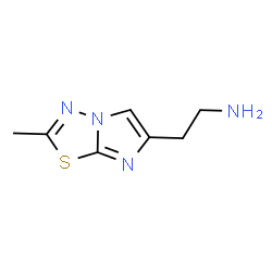 ChemSpider 2D Image | 2-(2-Methylimidazo[2,1-b][1,3,4]thiadiazol-6-yl)ethanamine | C7H10N4S