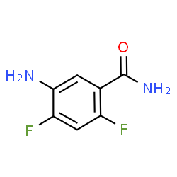 ChemSpider 2D Image | 5-Amino-2,4-difluorobenzamide | C7H6F2N2O