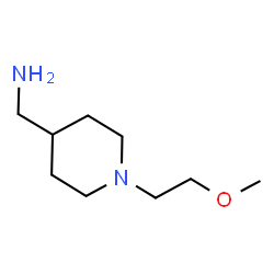 ChemSpider 2D Image | (1-(2-Methoxyethyl)piperidin-4-yl)methanamine | C9H20N2O