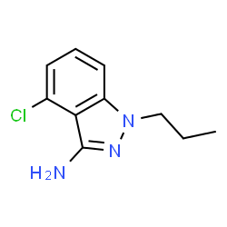 ChemSpider 2D Image | 4-chloro-1-propylindazol-3-amine | C10H12ClN3