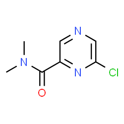 ChemSpider 2D Image | 6-Chloro-N,N-dimethyl-2-pyrazinecarboxamide | C7H8ClN3O