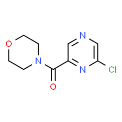 ChemSpider 2D Image | (6-Chloropyrazin-2-yl)(morpholino)methanone | C9H10ClN3O2