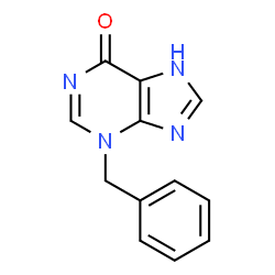 ChemSpider 2D Image | 3-Benzylhypoxanthine | C12H10N4O