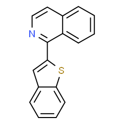 ChemSpider 2D Image | 1-(Benzo[b]thiophen-2-yl)isoquinoline | C17H11NS