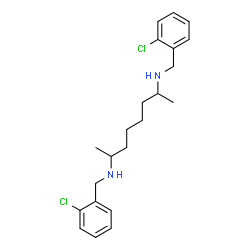 ChemSpider 2D Image | N,N'-Bis(2-chlorobenzyl)-2,7-octanediamine | C22H30Cl2N2