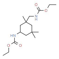 ChemSpider 2D Image | Ethyl (3-{[(ethoxycarbonyl)amino]methyl}-3,5,5-trimethylcyclohexyl)carbamate | C16H30N2O4