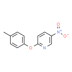 ChemSpider 2D Image | 5-Nitro-2-p-tolyloxy-pyridine | C12H10N2O3