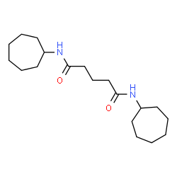 ChemSpider 2D Image | N,N'-Dicycloheptylpentanediamide | C19H34N2O2