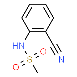 ChemSpider 2D Image | N-(2-cyanophenyl)methanesulfonamide | C8H8N2O2S
