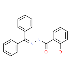 ChemSpider 2D Image | N'-(Diphenylmethylene)-2-hydroxybenzohydrazide | C20H16N2O2