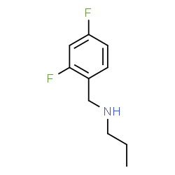 ChemSpider 2D Image | N-(2,4-Difluorobenzyl)-1-propanamine | C10H13F2N
