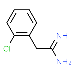 ChemSpider 2D Image | 2-(2-Chlorophenyl)ethanamidine | C8H9ClN2